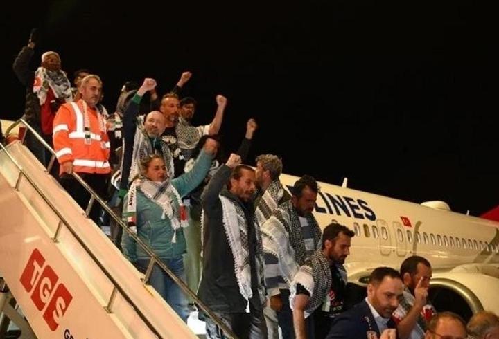 SON DAKİKA | 20 Türk Sumud aktivisti yurda döndü