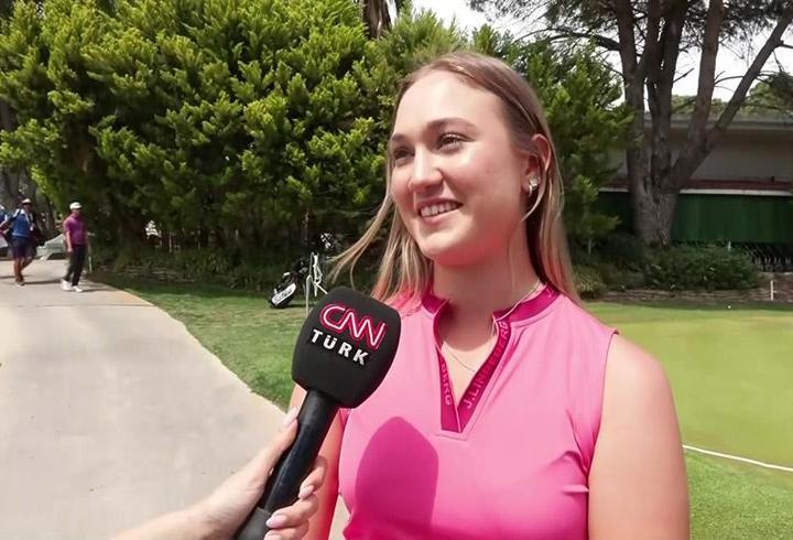 Golfün yıldızları Antalya'da sahada... Milli golfçü Deniz Sapmaz, CNN TÜRK'e konuştu