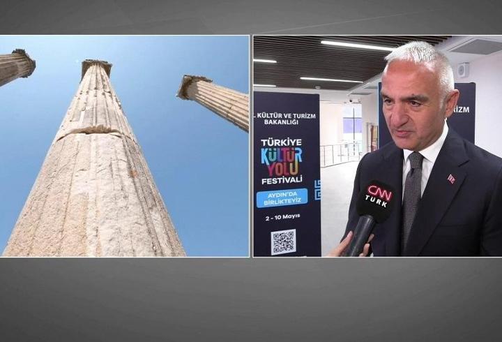 Kültür ve Turizm Bakanı Ersoy CNN TÜRK'te | "Kültür Yolu" bu kez Aydın'dan geçiyor!