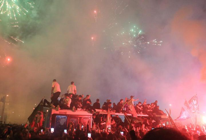 Süper Lig'e yükselen Amed Sportif Faaliyetler, Diyarbakır'da coşkuyla karşılandı