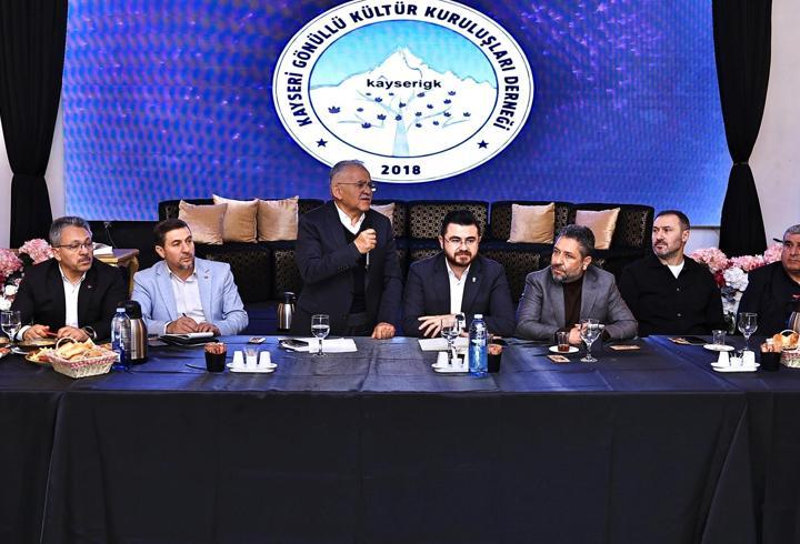 Başkan Büyükkılıç’tan, Gönüllü Kültür Kuruluşları temsilcileri ile istişare toplantısı