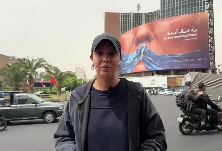 CNN TÜRK İran'dan aktardı: DEV AFİŞ! "Trump'ı Hürmüz'de boğduk"