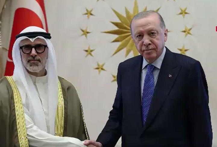 Cumhurbaşkanı Erdoğan, Kuveyt Dışişleri Bakanı es-Sabah'ı kabul etti