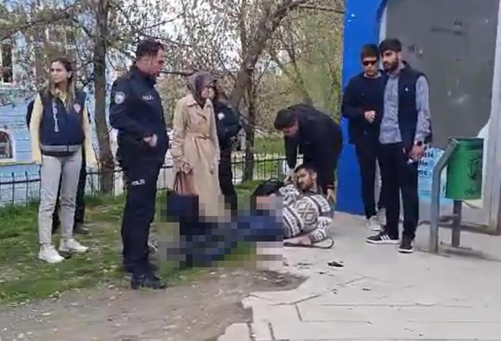 Adliyeye boşanma başvurusu yapmaya gelen eniştesini vurdu