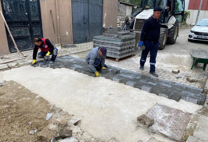 Gemlik Belediyesi Acil Müdahale Ekibi sahada