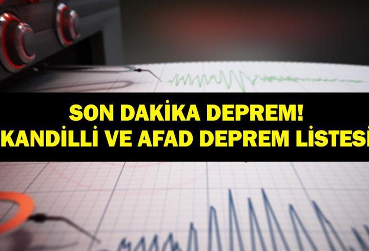 6 MAYIS DEPREM SON DAKİKA! Bugün deprem mi oldu, nerede, kaç şiddetinde? 6 Mayıs 2026 AFAD ve Kandilli Rasathanesi son depremler listesi