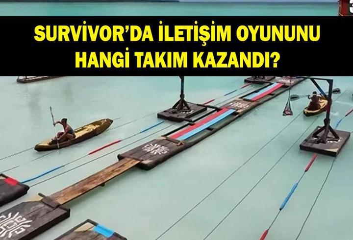 Survivor'da ödül oyununu kim kazandı? 6 Mayıs Survivor ödül oynu kazananı hangi takım oldu?