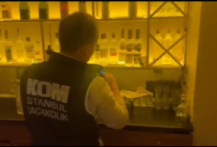 İstanbul’da gece kulübü ve restoranlara sahte içki operasyonu: 2 ton 350 litre ele geçirildi