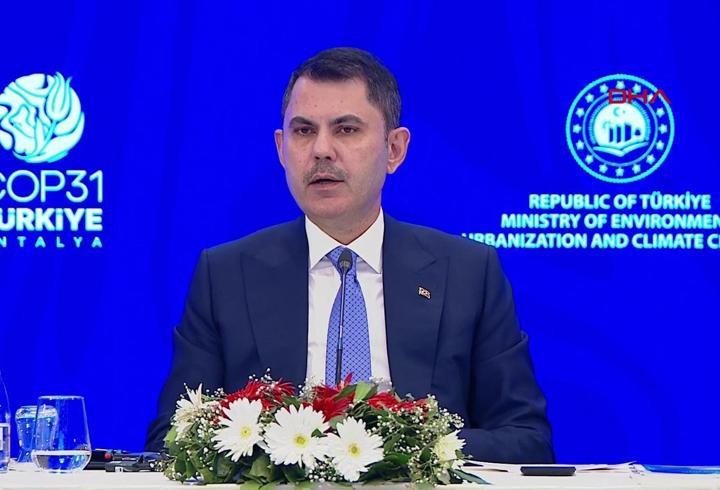 Bakan Kurum: İklim değişikliği küresel bir kriz