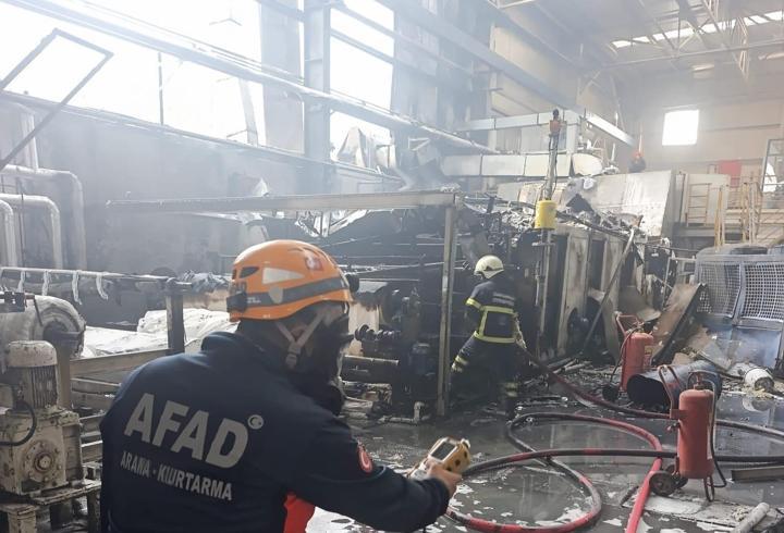 Fabrikadaki yangında yaralanan 8 işçiden 7'si taburcu oldu