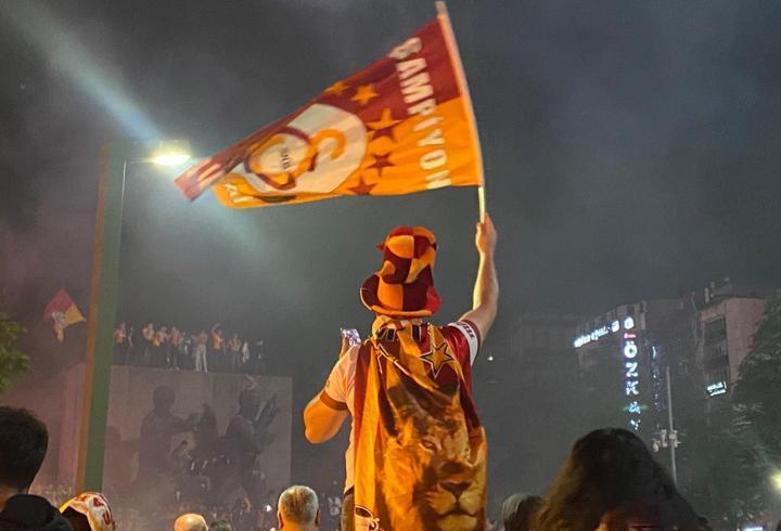 Ankara'da Galatasaray’ın 26'ncı şampiyonluğu coşkuyla kutlandı