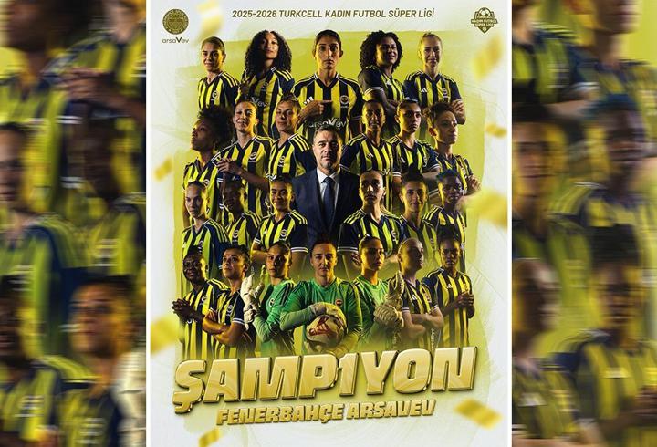 Kadın Futbol Süper Ligi'nde şampiyon Fenerbahçe arsaVev