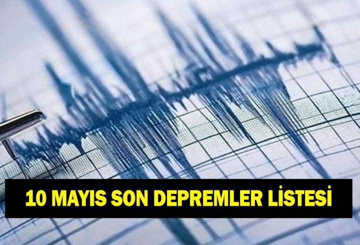 10 MAYIS DEPREM Mİ OLDU? Düzce'de deprem mi oldu, kaç şiddetinde? AFAD ve Kandilli son depremler listesi