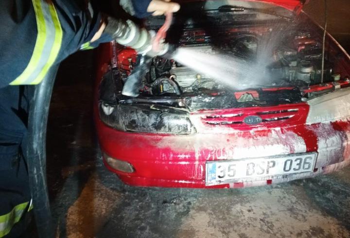Mardin’de 2 ayrı otomobilde yangın