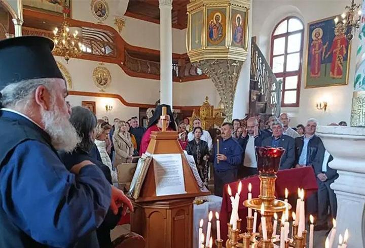 İl: Edirne... Kilisede "Yunanca" ayin krizi çıktı