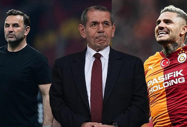 Icardi ve Okan Buruk, Galatasaray’da kalacak mı? Dursun Özbek açıkladı