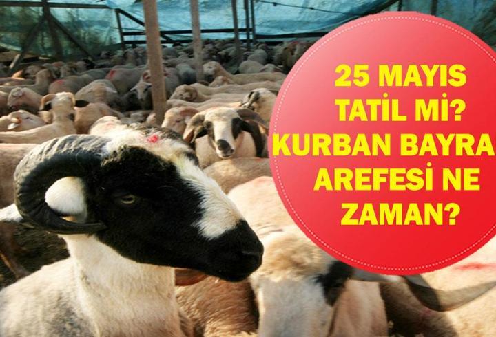25 MAYIS TATİL Mİ? Kurban Bayramı Arefesi Ne Zaman? Arefe Günü Yarım Gün Mü, Tam Gün Mü? 2026 Kurban Bayramı Tatil Tarihleri