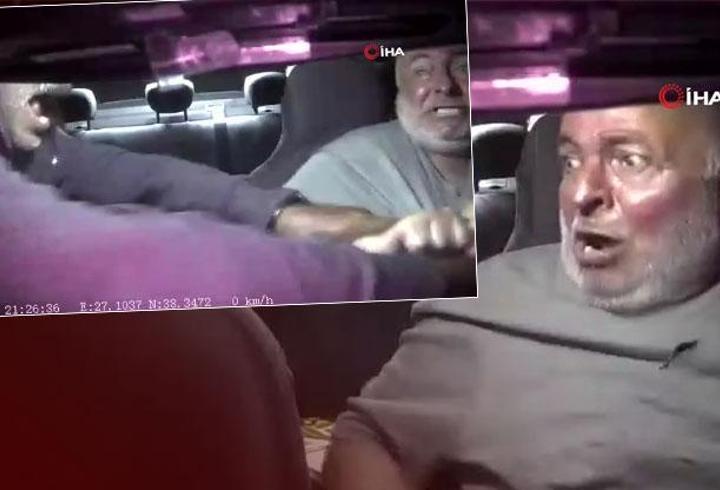 Takside dehşet anları! Canını böyle kurtardı