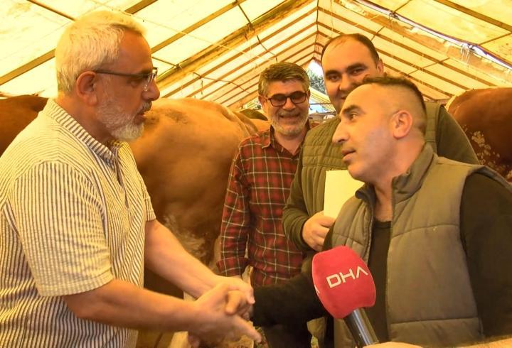 Bahçelievler kurban pazarında sıkı pazarlık: Abim bizi terleterek baya yordu
