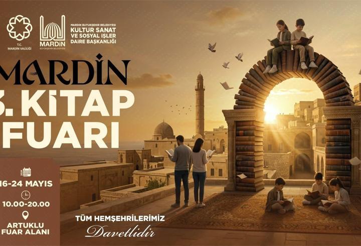 Mardin Kitap Fuarı, kapılarını açıyor