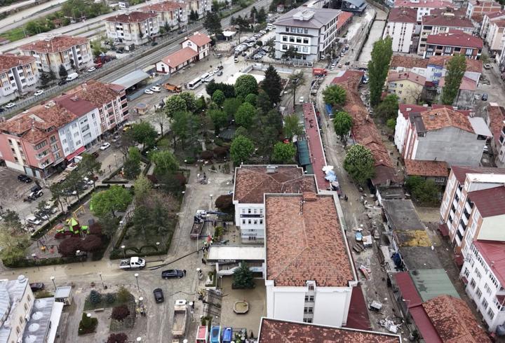 Samsun’da selin neden olduğu hasarının boyutu gün aydınlanınca ortaya çıktı