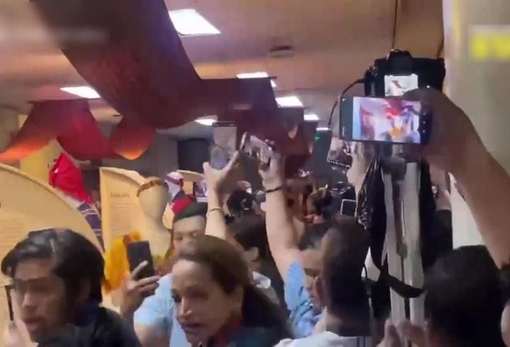 Senato binasında silah sesleri!