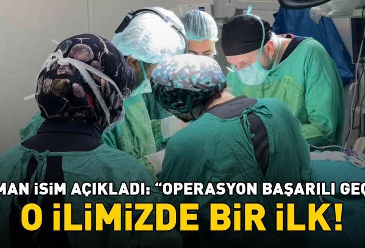 O ilimizde bir ilk! Operasyon başarılı geçti! İleri evre larenks kanseri ameliyatı gerçekleştirildi