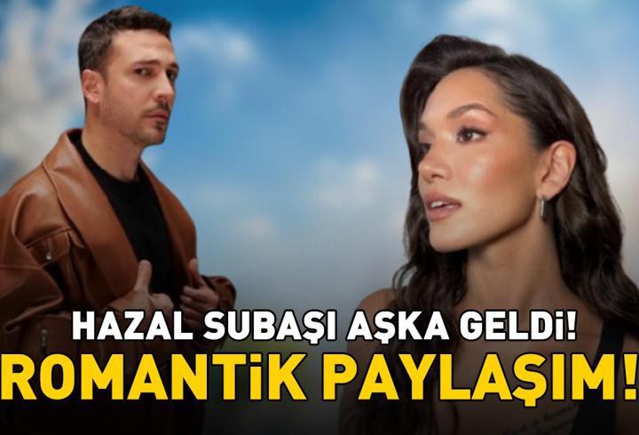 Romantik paylaşım! Hazal Subaşı aşka geldi! Sevgilisi Oğuzhan Koç'a böyle seslendi!