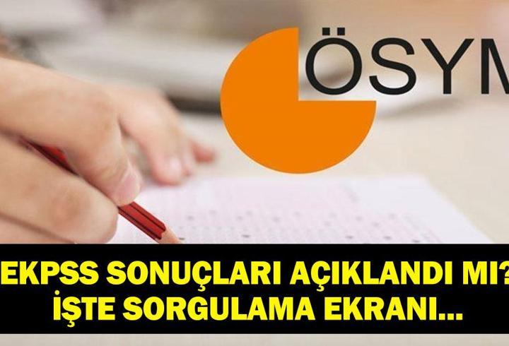 EKPSS SONUÇ SORGULAMA: ÖSYM EKPSS Sonuçları Açıklandı Mı, Nereden Öğrenilir? EKPSS Tercihleri Ne Zaman Yapılacak?