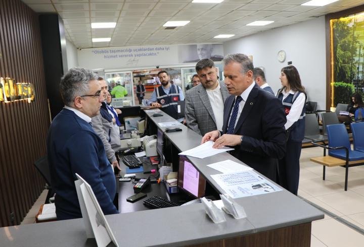 Samsun'da otogarında bayram öncesi ‘bilet fiyatı’ denetimi