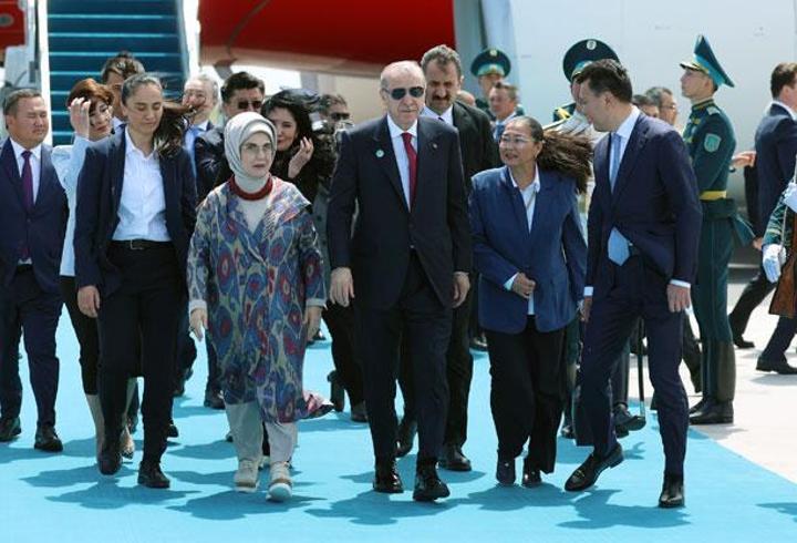 Cumhurbaşkanı Erdoğan Türkistan'da!