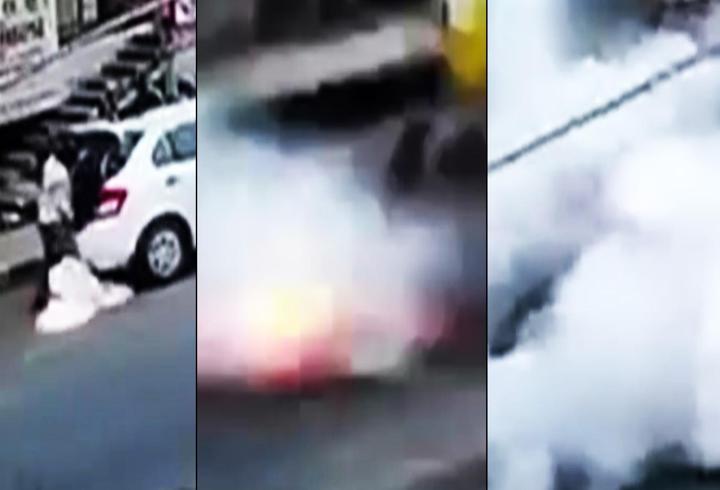 Paket bomba gibi patladı!