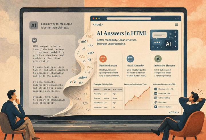 Düz Metin Yetmez, HTML Gerekir