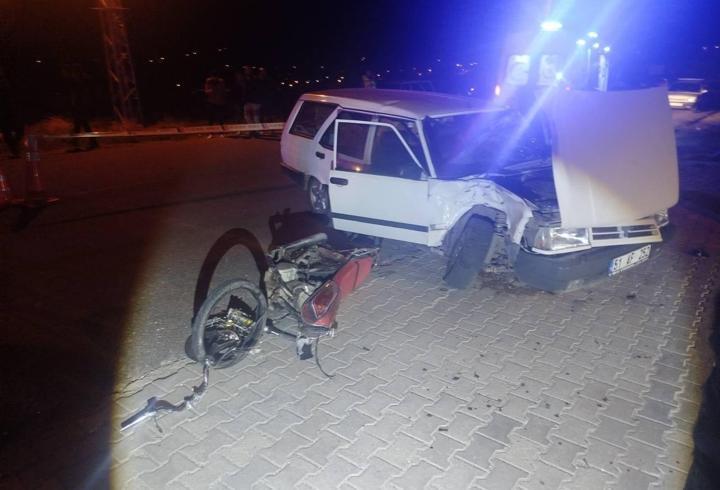 Niğde’de otomobil ile motosiklet çarpıştı; 1 ölü, 1 yaralı