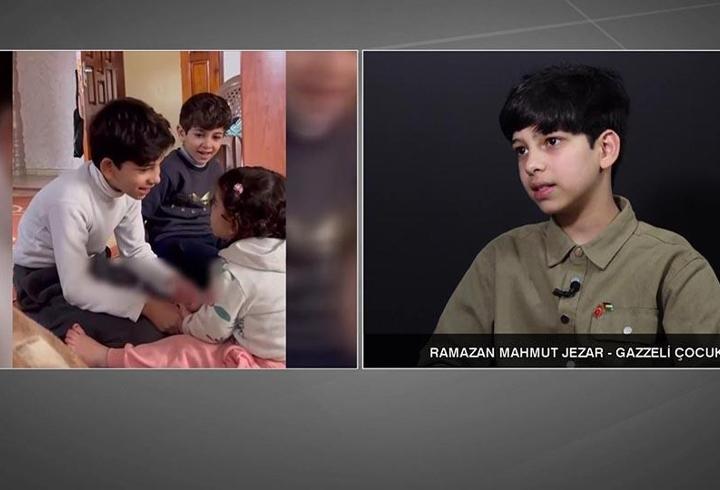 Gazzeli Ramazan CNN TÜRK'e konuştu: "İki arkadaşımı gözümün önünde aynı kefene sardılar"