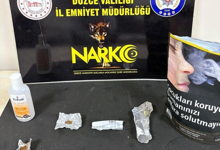 Düzce'de uyuşturucu operasyonunda 2 tutuklama