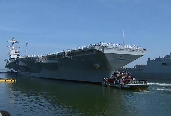 USS Gerald R. Ford ABD'ye döndü