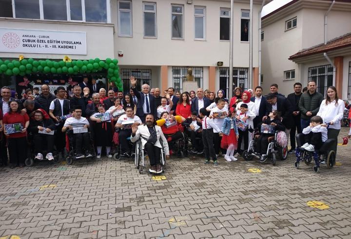 Çubuk'ta özel çocuklara özel etkinlik