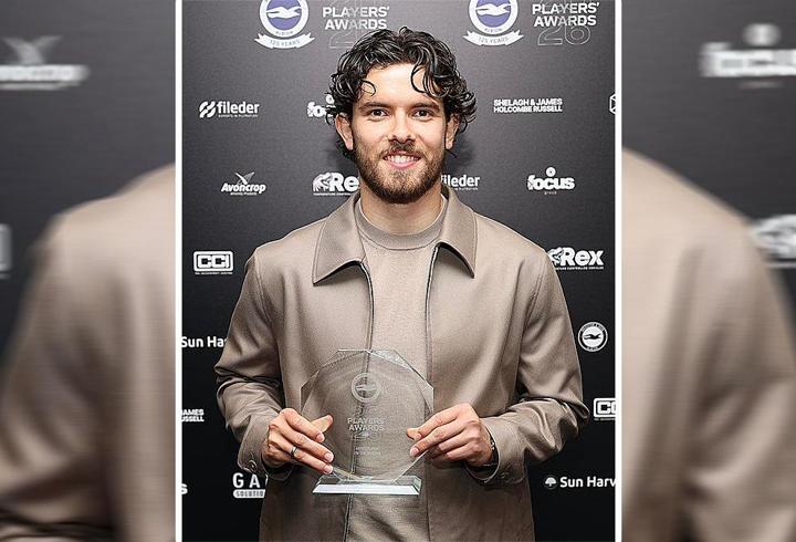 Milli futbolcu Ferdi Kadıoğlu, Brighton'ın en iyisi seçildi