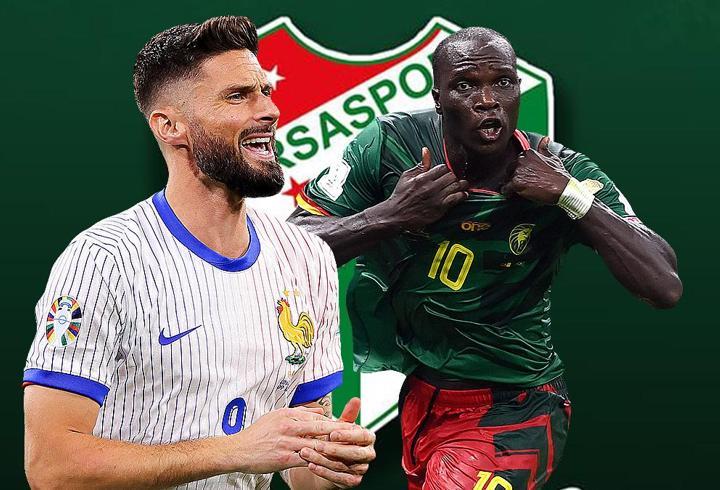 Bursaspor, Süper Lig'i kafaya koydu! Olivier Giroud ve Aboubakar bombası...