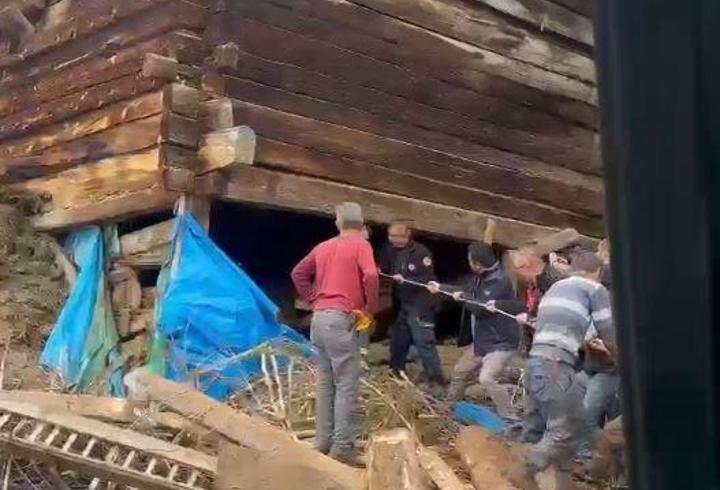 Kastamonu'da ağıl çöktü: 1 ölü