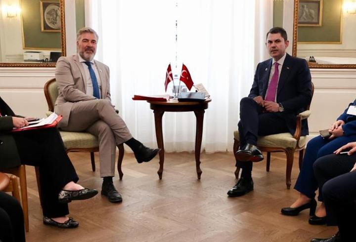 Bakan Murat Kurum, Danimarka Kralı X. Frederik ile Görüştü