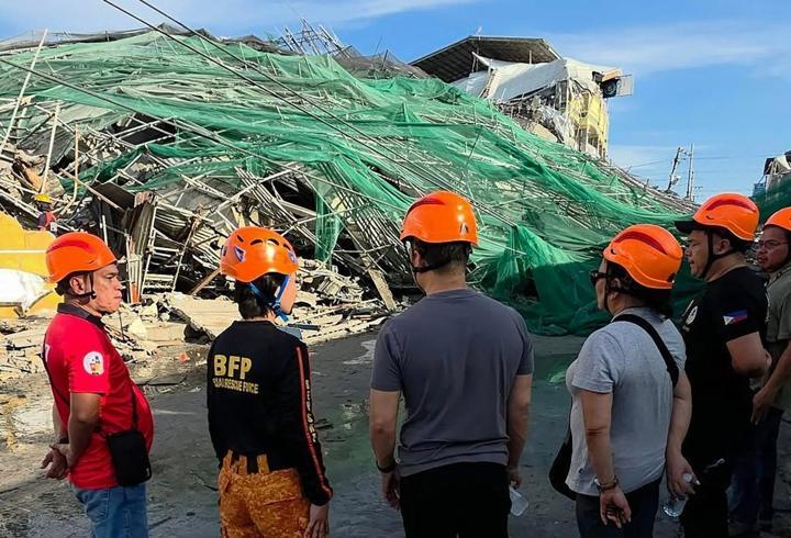 Filipinler’de yapım aşamasındaki bina çöktü: 19 kişi enkaz altında
