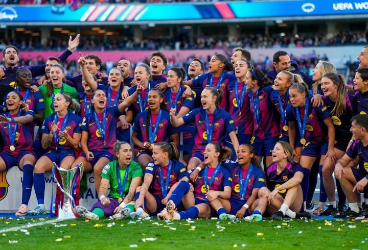 Barcelona, UEFA Kadınlar Şampiyonlar Ligi'nde 4. kez mutlu sona ulaştı