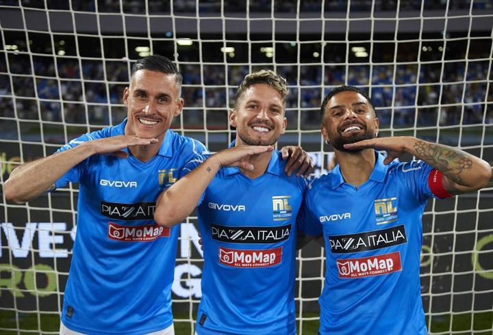 Gökhan İnler, Mertens ve Insigne gibi Napoli efsaneleri, yardım maçında bir araya geldi