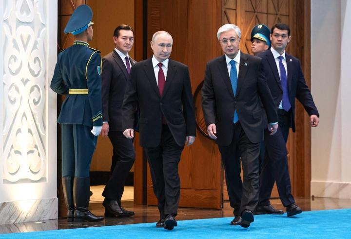 Rusya Devlet Başkanı Putin Astana'da