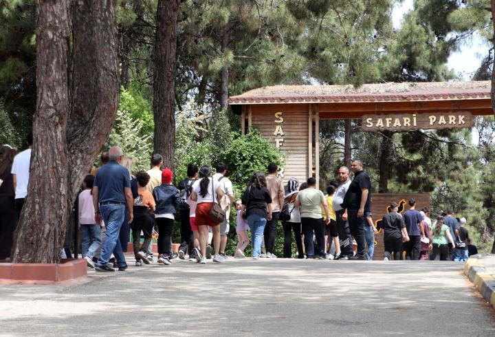 Gaziantep Doğal Yaşam Parkı’nda ziyaretçi yoğunluğu