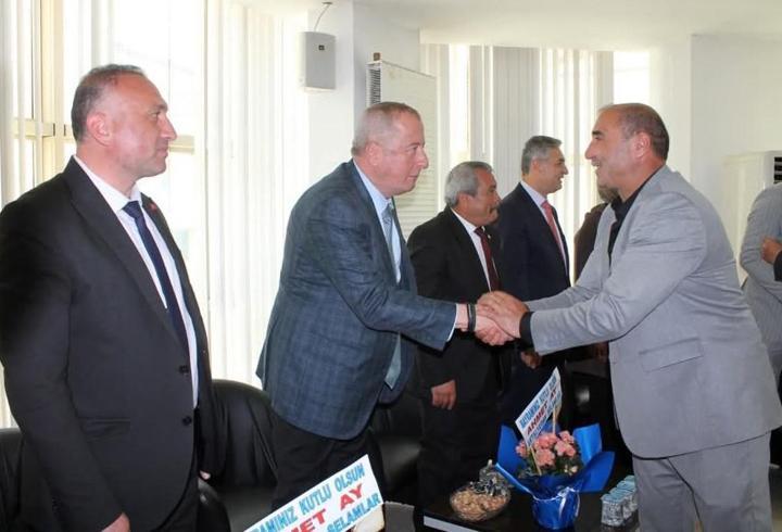 Çay'da bayramlaşma yapıldı