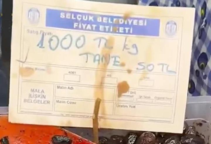 Tanesini 50 liradan satıyordu... O satıcıya ceza gecikmedi