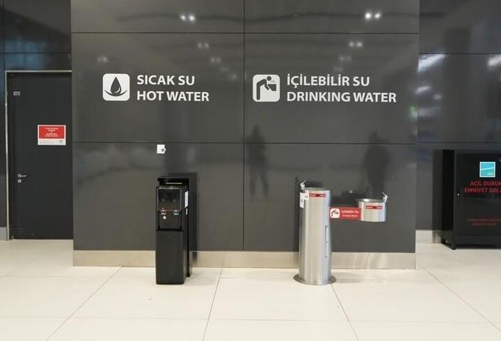 Havalimanlarında ücretsiz içme suyu dönemi yaygınlaşıyor